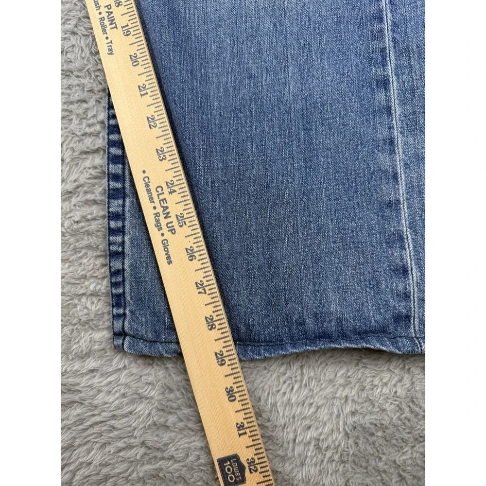 True Religion Ricky Straight Flap Pocket Jeans Mens 40x29 Blue Wash Denim Y2K